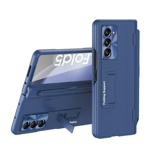 Coque Samsung Z Fold 3 anti-rayure bleue et film protection S Pen