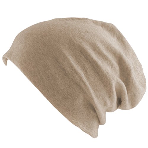 Oblique Unique Long Beanie XXL Mütze Slouch Trend Damen Herren (Beige...