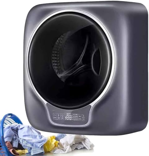 PEAKSTORM Mini Lavadora Y Secadora De Pared, Secadora Totalmente Automática De 3 Kg, Lavadora Y Centrifugadora Compacta para Apartamentos, Casas Y Dormitorios.