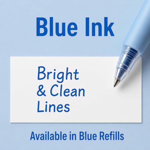 Image of KiddieWorld Erasable Gel Pens Pack of 12 | 0.5 mm Fine Tip | Blue & Black Ink | Built-in Soft Eraser | Space Theme Cute Pens for Kids, Students, School & Office