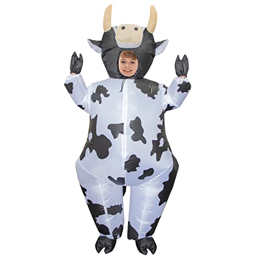 Disfraz inflable de vaca para niños