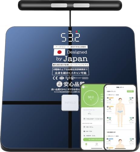 Amazon.co.jp: 体重計 AI×体組成計プレミアム_ジムレベルの44項目全身 