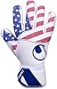 uhlsport | Copa del Mundo USA 2026 | Supersoft HN | Guantes de arquero | Rojo/Blanco/Azul 2