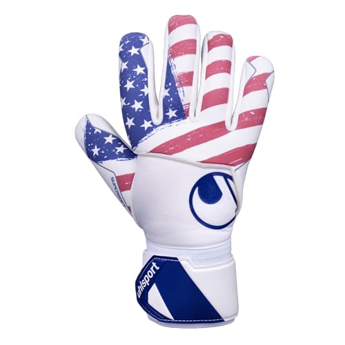 uhlsport | USA World Cup 2026 | Supersoft HN | Goalkeeper Gloves | Red/White/Blue (8)