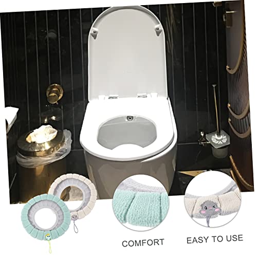 Healifty 2 Stück Toilettenvorleger Toilettensitzkissen Einweg-Sitzbezüge Für Toilette Beheiztes Sitzkissen Toilettendeckelbezüge Toilettensitzwärmer Waschbares Sitzkissen Badezimmer – Bild 8