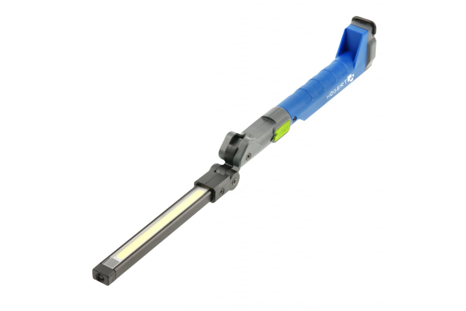 Högert Technik Lampada da officina 200 lm, modalità luce UV, 3 modalità di illuminazione, dimmerabile, magnete, gancio, morsetto, USB-C, ricaricabile, 2,5 ore, autonomia, batteria da 650 mAh