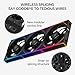 Thermalright TL-M12Q X3 120mm PC Case Fans, 2000RPM High Airflow, ARGB Daisy-Chain, Infinity-Mirror Lighting, 3-Pack