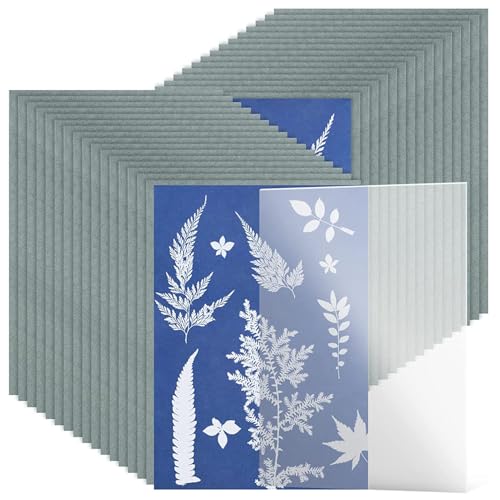 Kit de papel para cianotipia activa y plantillas de impresión solar A5