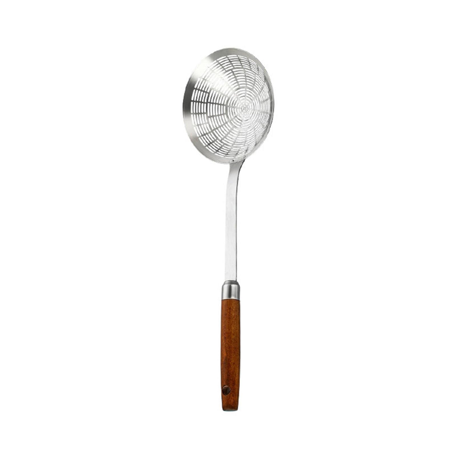 TFAOYS Food Grade Slotted Spoon for Draining and Frying Practical Wire Strainer Skimmer with Comfortable Handle Kitchen Tool Food Grade Spoon