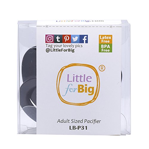 Image of LittleForBig BigShield Generation-I Pacifier Black