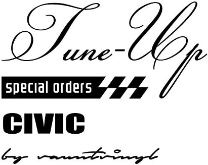 Tune Up Mix Civic シビック ステッカー ブラック 黒 Epa Sljbr Org