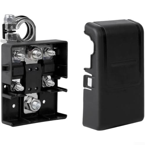 Conector de clip de terminal de batería 32V 400A liberación rápida para uso automotriz con material ignífugo PC+PBT para mayor seguridad (negro)