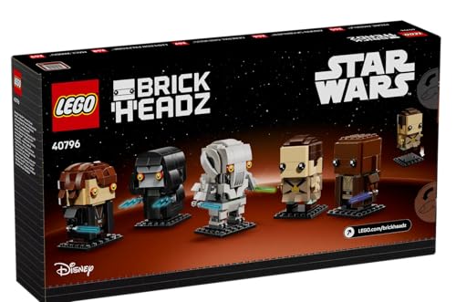 Image of LEGO 40796 Revenge of The Sith Heroes & Villains - 656 Pieces | Star Wars Buildable Figures Set | Collectible Display Models for Ages 10+