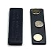 CMS Magnetics Name Badge Magnets - 100 Sets of Magnetic Name Tag Attachments for Badge Makers or Magnetic Name Tag DIY Projects - Made of Strong Neodymium Magnets BM-3MAG