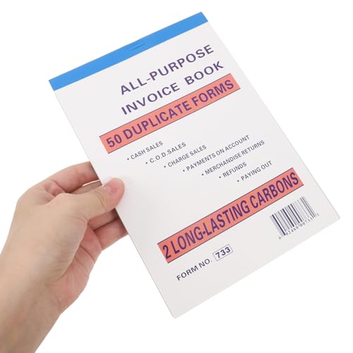 Libro de pedidos para pequeñas empresas Alipis y cuadernos de control de recibos 3