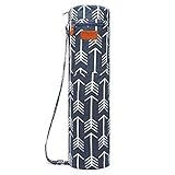 ELENTURE Yoga Mat Bag for 1/4-Inch 1/3-Inch Thick Exercise Yoga Mat, Exercise Yoga Mat Carrier Full-Zip Yoga Carry Bag with Pockets and Adjustable Strap