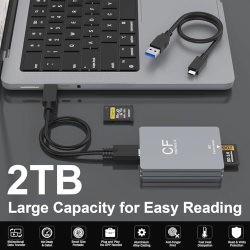 Lecteur CFexpress Type A double fente pour résoudre les transferts lents de vidéos 4K - 7