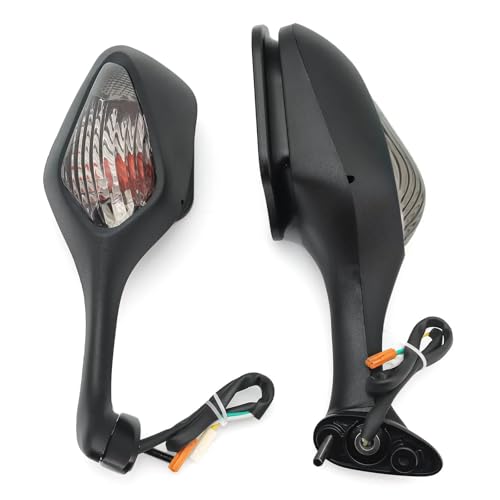 Espejos retrovisores CBR1000RR 2008-2016 con intermitentes LED color ahumado plegables