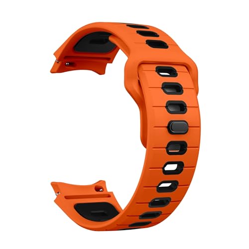 [XGYOMVB] Watch 6 Classic 47mm 43mm/4 Classic 46mm 42mm �u���X���b�g Watch 5/5pro 45mm/4/6 40mm 44mm �p�V���R���X�g���b�v(C Orange Black,Galaxy 