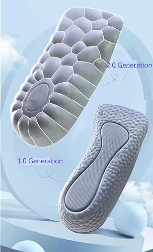 Image of Orthopedic High Pads 2.0, Insoles Height Increase, 4D Cloud Technology Insole, Height Increase Insoles for Men /Women, Memory Foam Arch Support Insoles (Black, 1.5CM)