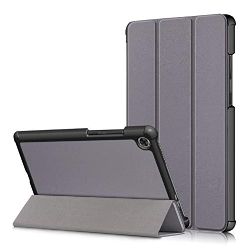 Case for Lenovo Tab M8 TB-8505F Ratesell Lightweight Smart Trifold Stand Case Cover for Lenovo Tab M8 FHD TB-8705F / TB-8705N / Tab M8 HD TB-8505F / TB-8505X / Smart Tab M8 TB-8505FS Gray