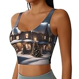 Zoom IMG-1 christmas village house reggiseno sportivo