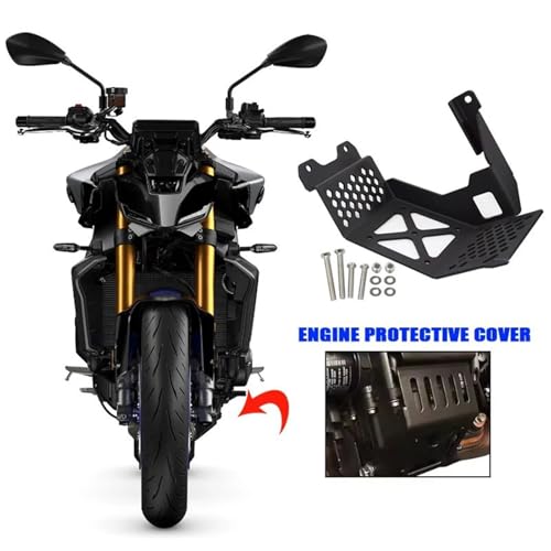 Placa de deslizamiento para Yamaha MT09 y Tracer 9 con protector de cadena 5