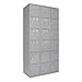 Tennsco 36 by 18 by 72 Triple Stack Box Locker, Medium Gray