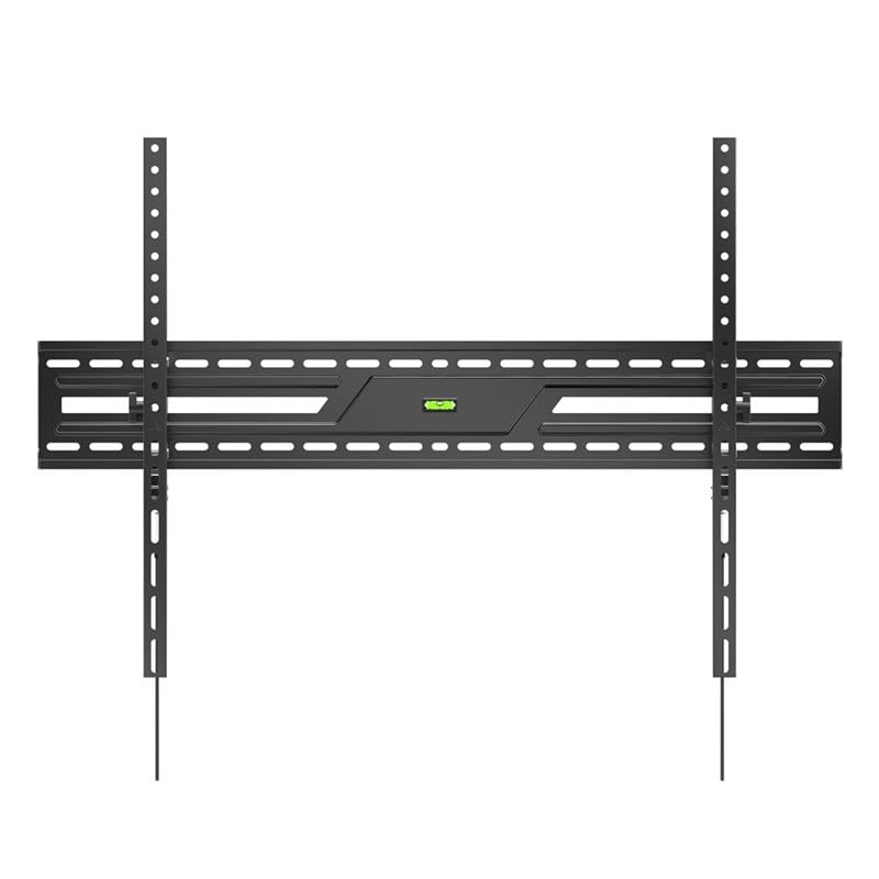 goobay TV Wandhalterung -Tilt- 43 bis 100 Zoll (109-245 cm) Wandhalterung bis 15° stufenlos neigbar, mit integrierter Wasserwaage, TV Halterung bis 75 kg, kompatibel mit Vesa 900x600 Schwarz-79760