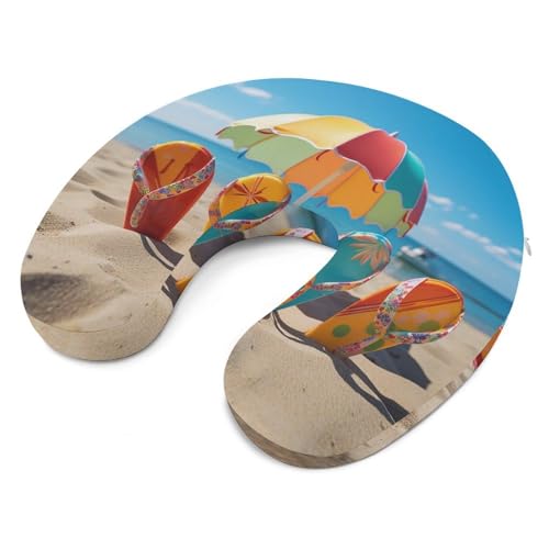 Almohada de espuma viscoelástica para viaje mediana miniatura 6