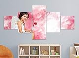 1 : 5 tlg Leinwand 100x60cm( 20x20cm + 20x30cm + 20x60cm +20x30cm +20x20cm)