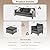 XIZZI 5 Pieces Outdoor Wicker Patio Furniture Set, All-Weather Rattan Conversation Set with Cushions, Ideal for Garden, Patio, or Backyard, Black