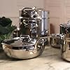 Mauviel M'Urban 4 Tri-Ply Polished Stainless Steel 10-Piece Cookware Set With Cast Stainless Steel Handles, Made In France #2