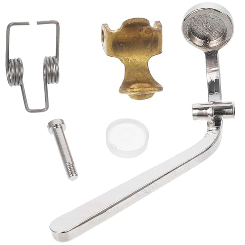 BESTonZON 1pc Trombone Water Key Drainage Trombone Watergate Key Part Accessories Limen Bond Accessory Trombone Watergate Key Fittings Nickel-plated Brass Drain Valve Musical Instrument