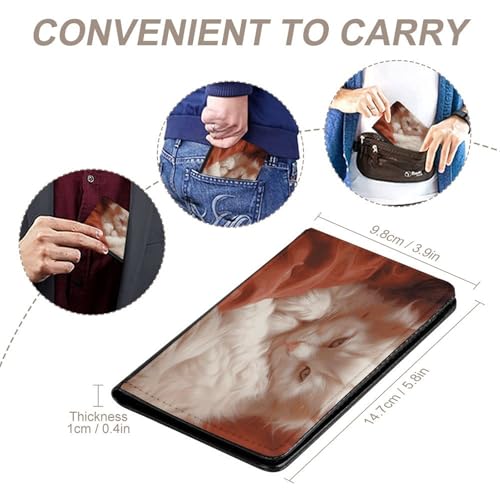 Porte-passeport chat brumeux imperméable taille unique - 4