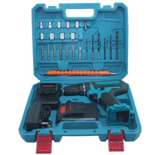 Parafusadeira E Furadeira Impacto Profissional Bateria Li-Ion 24V Sem Fio Com 2 Baterias Carregador