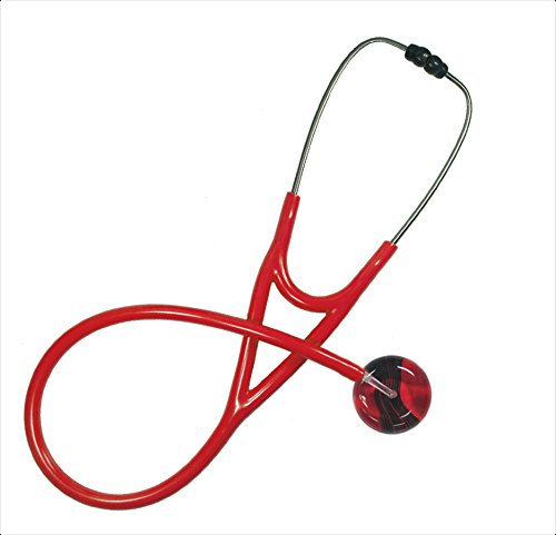 Noise Cancelling Stethoscope with Black Wave Design - Ultrascope - Clinical Grade - Dependable Stethoscope - Stethoscope Medical - Single Adult