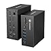 Produktbild Thunderbolt 3 Docking Station, HOPDAY 18 in 1 Thunderbolt 3 Dock, mit DC 65 W, DisplayPort 8K, Ethernet LAN Gigabit, Audio, USB-A 3.2 10Gbs, USB-C 3.2, SD/TF, Optical Out, Thunderbolt 3 Port