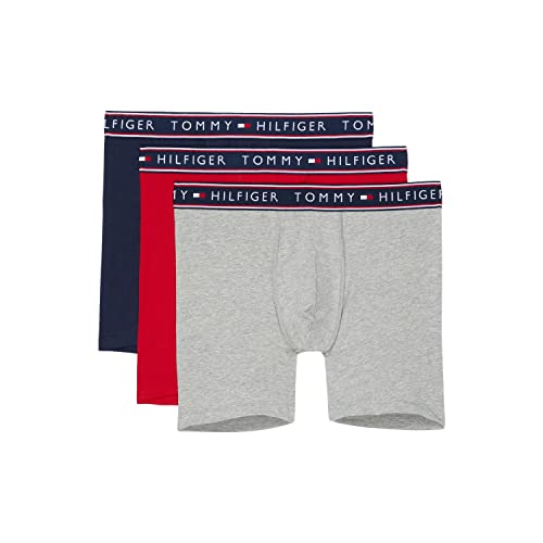 TOMMY HILFIGER mens Underwear Multi-pack Cotton Classics Boxer Briefs