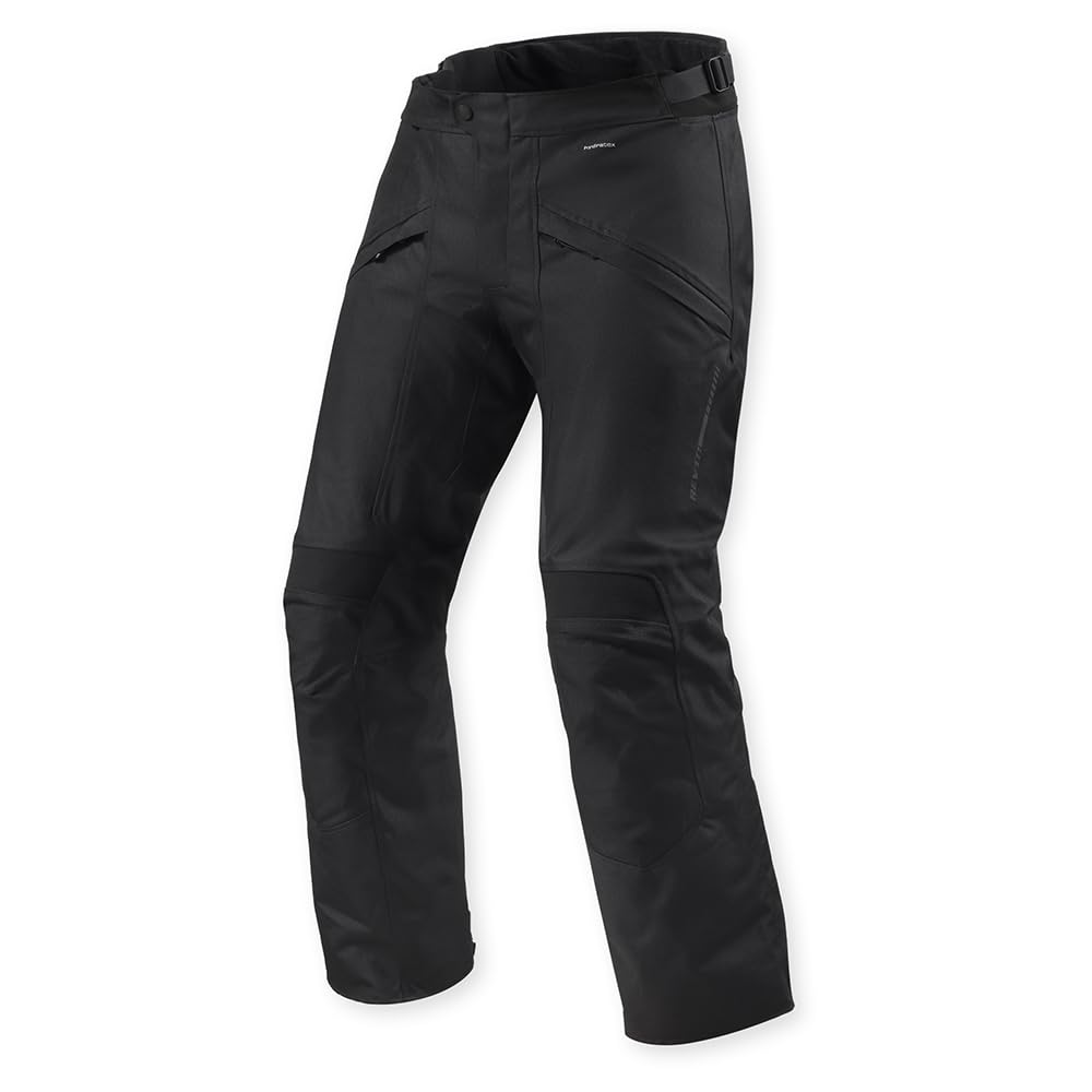 Revit Factor 5 H2O Pantalon textile de moto imperméable, schwarz