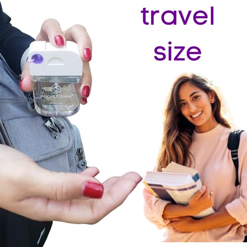 Pocket Care | Grape Hand Sanitizer Spray - Spray For Hands | Organic Spray | Moisturizing Mist Spray Travel Size - Travel Accessories | 100% Natural #TOP5