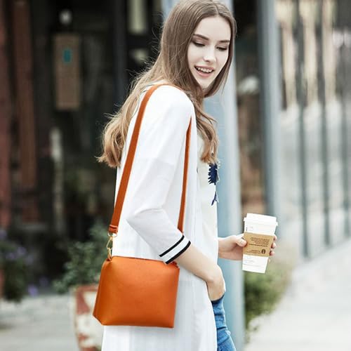 Bolso tote y bolso tipo cartera para mujer, conjunto de 4 piezas miniatura 3