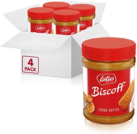 Lotus Biscoff - Cookie Butter Spread - Creamy -non GMO - Vegan- 56.4 Ounce (Pack of 4)