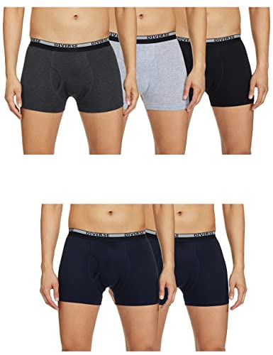 Image of Diverse Men's Cotton Classic Slim Solid Trunks