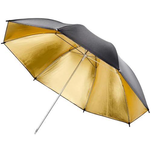 Parapluie réfléchissant walimex doré, 84 cm