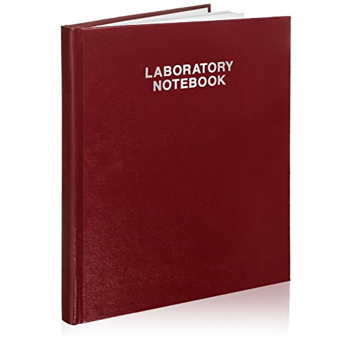 Scientific Notebook Company Case Bound, Model #2001Premium Research Laboratory Notebook, 192 Pages, Smyth Sewn, 9.25 X 11.25, 4x4 Grid (Burgundy Cover) - Thumbnail 4