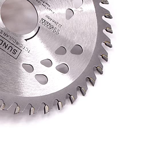 SUNDELY® Carbide Tipped TCT Circular Saw Blade Angle Grinder Disc 115 mm X 22.2 mm X 24T or 40T (4.5" X 0.87") for Wood Laminate Plywood Tree PVC Plastic Trimmer Cutter (1 Piece - Image 4