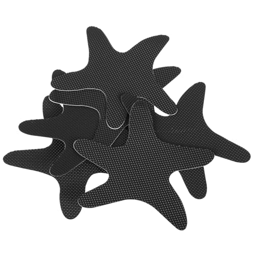 HIAKDOFT 6 Piezas Pegatinas Antideslizantes Baño Autoadhesivas Estrella de Mar Adhesivos para Bañera y Ducha Seguridad Infantil Fácil Instalación y Mantenimiento Suelo Antideslizante para