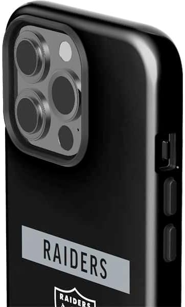 Skinit Impact Phone Case Compatible with iPhone 14 Pro - Officially Licensed NFL Las Vegas Raiders Black Performance Series Design