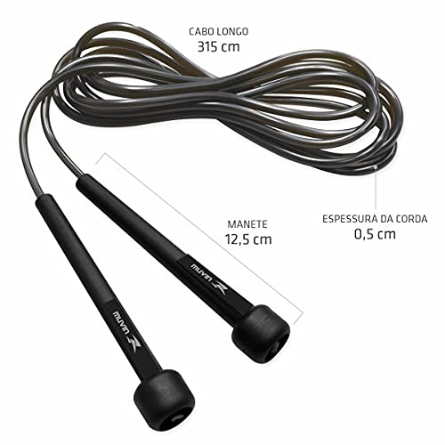 Kit Circuito Funcional Muvin Escada de Agilidade com 10 degraus + Corda de Pular Tamanho Ajustável e
